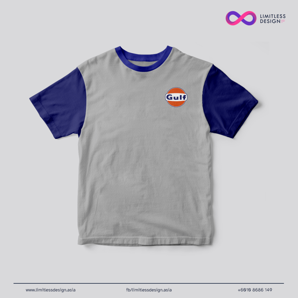 Sporty looking company t-shirt or uniform design for a company in the automative industry